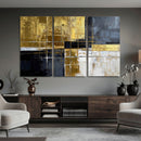 Gold Navy Abstract Wall Art Canvas Print, Modern Luxury by MyGreatCanvas | Canvas Wall Art Prints | Photo Prints & Wall Decor