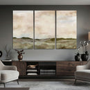 Muted Watercolor Hill Landscape Print — Beige Taupe Cloudy by MyGreatCanvas | Canvas Wall Art Prints | Photo Prints & Wall Decor