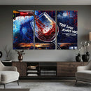 Red Wine Splash Abstract Wall Art Canvas Print, Modern Wine by MyGreatCanvas | Canvas Wall Art Prints | Photo Prints & Wall Decor