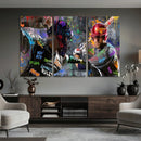 Graffiti Baseball Player Street Art Wall Art Canvas Print by MyGreatCanvas | Canvas Wall Art Prints | Photo Prints & Wall Decor