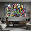 Abstract Graffiti Collage Street Art Wall Art Canvas Print by MyGreatCanvas | Canvas Wall Art Prints | Photo Prints & Wall Decor