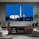 Washington DC Skyline Wall Art Canvas Print – Lincoln by MyGreatCanvas | Canvas Wall Art Prints | Photo Prints & Wall Decor
