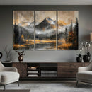 Mountain Lake Canvas Wall Art — Rustic Forest Landscape by MyGreatCanvas | Canvas Wall Art Prints | Photo Prints & Wall Decor