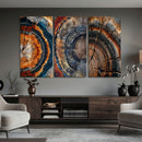 Tree Ring Triptych Canvas Wall Art — Set of 3 Wood Grain by MyGreatCanvas | Canvas Wall Art Prints | Photo Prints & Wall Decor