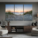 Sandy Dune Path Sunset Canvas Wall Art — Seagulls Beach by MyGreatCanvas | Canvas Wall Art Prints | Photo Prints & Wall Decor