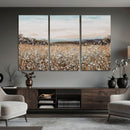 Neutral Wildflower Field Canvas Wall Art — Beige Earth Tone by MyGreatCanvas | Canvas Wall Art Prints | Photo Prints & Wall Decor
