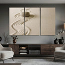 Zen Garden Stone Sand Canvas | Japanese Rock Garden Wall Art by MyGreatCanvas | Canvas Wall Art Prints | Photo Prints & Wall Decor