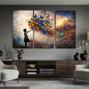 Banksy Girl Wall Art Canvas Print for Living Room Decor by MyGreatCanvas | Canvas Wall Art Prints | Photo Prints & Wall Decor