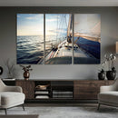 Sailboat Wall Art Canvas Print, Ocean Sunset Sailing Framed by MyGreatCanvas | Canvas Wall Art Prints | Photo Prints & Wall Decor