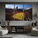 Chicago Bears Soldier Field Canvas Wall Art, NFL Stadium Panorama Print, Football Arena Photography for Sports Fans by MyGreatCanvas | Canvas Wall Art Prints | Photo Prints & Wall Decor