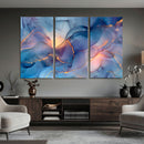 Colorful Abstract Canvas Wall Art Print, Vibrant Popup Color Art Print