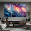 Colorful Abstract Canvas Wall Art Print, Vibrant Popup Color Art Print