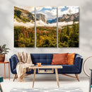 Half Dome Yosemite Canvas Wall Art – Majestic Triptych