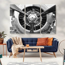 Vintage Airplane Wall Art Canvas Print by MyGreatCanvas | Canvas Wall Art Prints | Photo Prints & Wall Decor