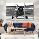 Wall Art Old War Plane Canvas Print by MyGreatCanvas | Canvas Wall Art Prints | Photo Prints & Wall Decor