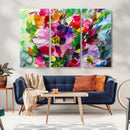 Oil Flower Abstract Canvas Print by MyGreatCanvas | Canvas Wall Art Prints | Photo Prints & Wall Decor