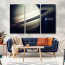 Framed Saturn Wall Art Canvas Print