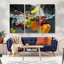 Kithen Vegetables World Wall Art Canvas Print