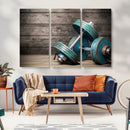 Dambell and Sport Wall Art Canvas Print by MyGreatCanvas | Canvas Wall Art Prints | Photo Prints & Wall Decor