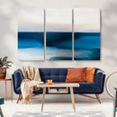 Dark Blue Abstract Wall Art Canvas Print by MyGreatCanvas | Canvas Wall Art Prints | Photo Prints & Wall Decor
