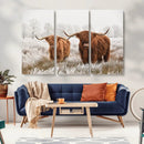 Longhorn Cattle Wall Art Canvas Print, Framed Farmhouse by MyGreatCanvas | Canvas Wall Art Prints | Photo Prints & Wall Decor