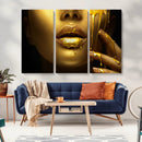 Gold and Women Wall Art Canvas Print by MyGreatCanvas | Canvas Wall Art Prints | Photo Prints & Wall Decor
