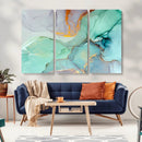 Colorful Marble Fluid Effect Canvas Wall Art Print by MyGreatCanvas | Canvas Wall Art Prints | Photo Prints & Wall Decor