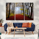 Foggy Forest Wall Art Landscape Canvas Print