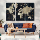 World Map Canvas Print – Detailed Map of the World Wall Art by MyGreatCanvas | Canvas Wall Art Prints | Photo Prints & Wall Decor