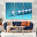 Wall Art Newton's Cradle Canvas Print, Framed Newton Cradle