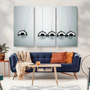 Newton's Cradle Wall Art Canvas Print, Framed Newton Cradle
