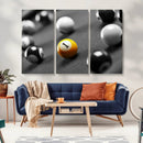 Wall Art Pool Table and Balls Canvas Print by MyGreatCanvas | Canvas Wall Art Prints | Photo Prints & Wall Decor
