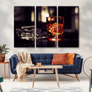 Whiskey and Cigar Canvas – Luxurious Wall Art for Home or