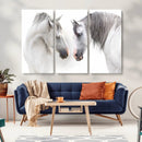 White Horse Wall Art Animal Canvas Print by MyGreatCanvas | Canvas Wall Art Prints | Photo Prints & Wall Decor