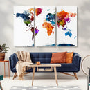 World Map Canvas Print – Detailed Map of the World Wall Art by MyGreatCanvas | Canvas Wall Art Prints | Photo Prints & Wall Decor