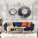 Vintage Cassette Tape Canvas Wall Art - Inspirational 'Life by MyGreatCanvas | Canvas Wall Art Prints | Photo Prints & Wall Decor
