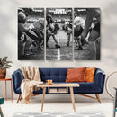 American Football Wall Art Canvas Print Framed Stadium Sport