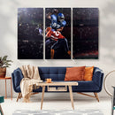 American Football Wall Art Canvas Print, Stadium Sport Wall