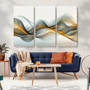 Abstract Wave Canvas Wall Art – Fluid Contemporary Elegance