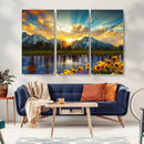 Grand Teton Park Sunrise Wall Art – Vibrant Landscape Canvas by MyGreatCanvas | Canvas Wall Art Prints | Photo Prints & Wall Decor