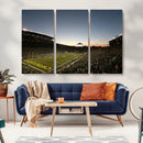 Oregon Ducks Football Team Print - Eugene Autzen Stadium
