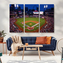 St. Louis Cardinals Baseball Team Print - Busch Stadium Wall by MyGreatCanvas | Canvas Wall Art Prints | Photo Prints & Wall Decor