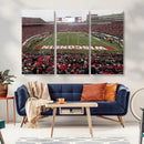 Wisconsin Badgers Team Print Canvas - Madison Camp Randall