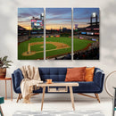 Citizens Bank Park Philadelphia Phillies Wall Art Canvas |