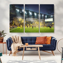Columbus Crew Stadium Match Triple Canvas Wall Art - Dynamic