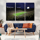 Michigan Wolverines Football Canvas Wall Decor, Football