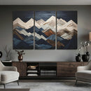 Mountain Wall Art – Modern Abstract Landscape Canvas Print
