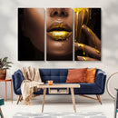 African American Art Black Woman Canvas Print, African Wall