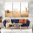 Vintage Farmhouse Triptych Wall Art – Giclée Canvas