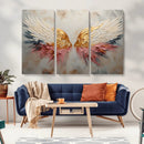 Golden Angel Wings Wall Art Canvas Print – Stunning Abstract by MyGreatCanvas | Canvas Wall Art Prints | Photo Prints & Wall Decor